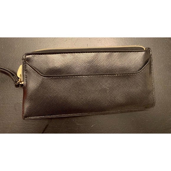 Betsey Johnson Wallet Clutch Black Patent Only Used 2 Times 8.5 x 4.5 SUPER CUTE - Picture 2 of 4